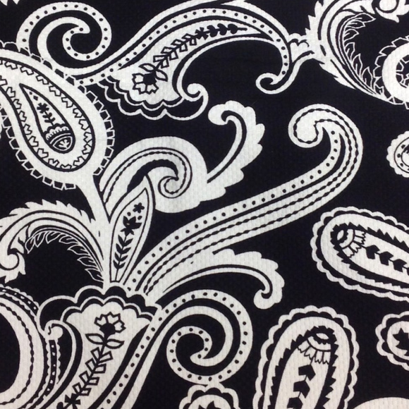 INC Brand Straight Skirt Black and White - Picture 2 of 2